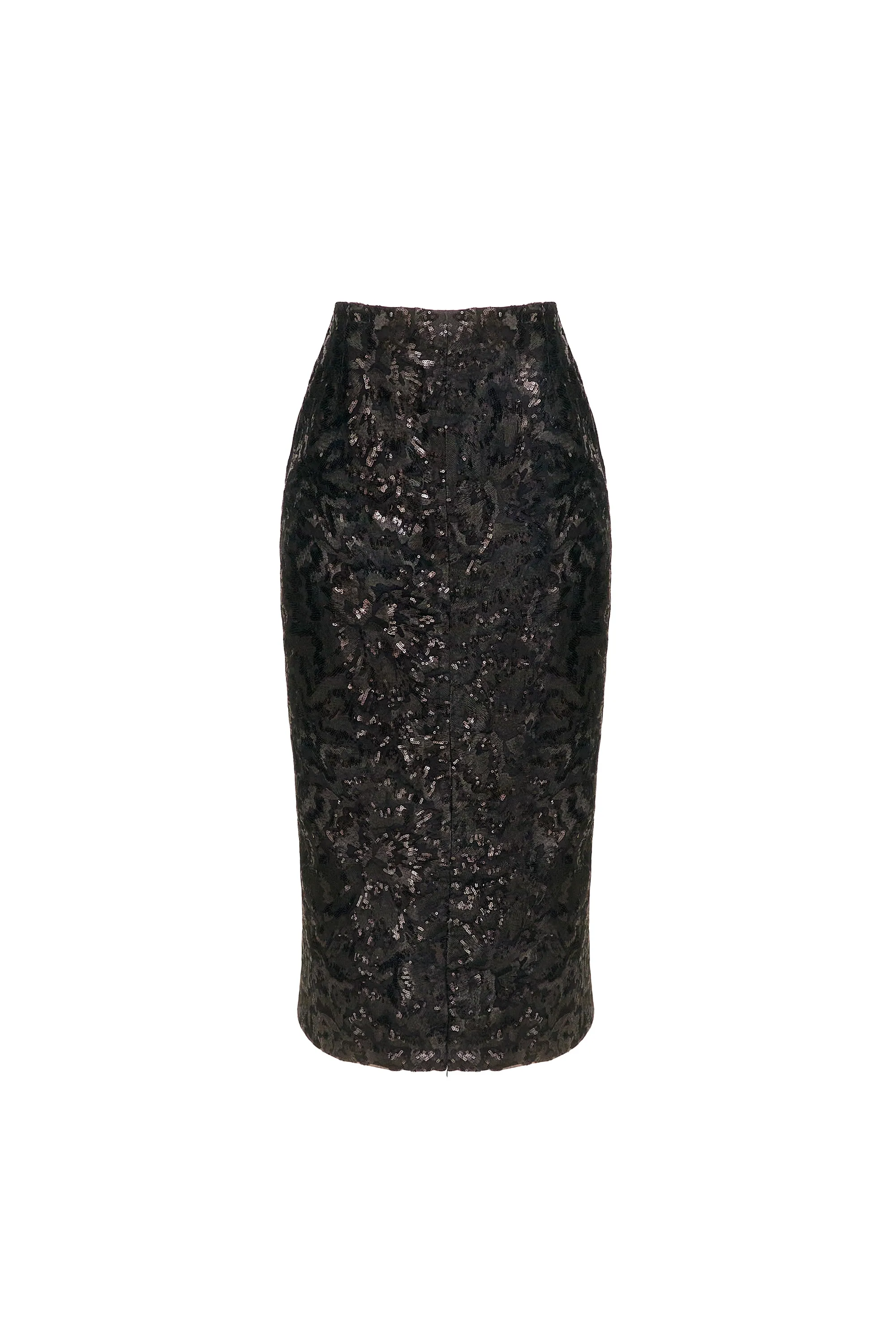 Black Sequin Skirt
